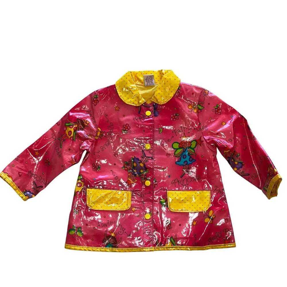 Bazongi Kids Girl’s SM Rosie Posie Sweet 100% Pure Fairy Princess Raincoat